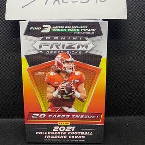 2021 Panini Prizm Draft Picks Collegiate Football Hanger Box Trading Cards
